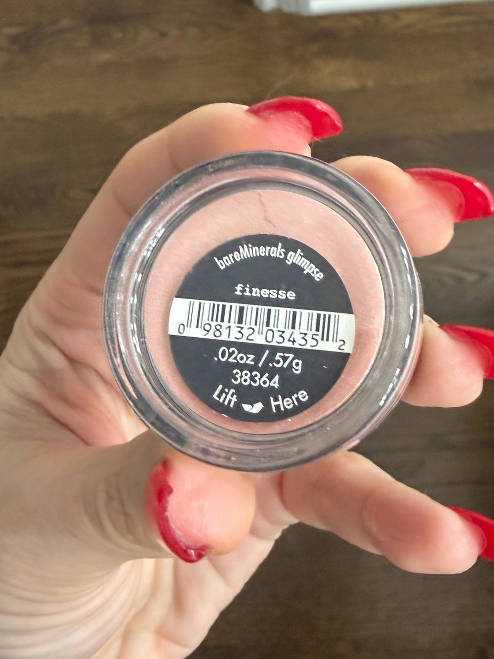 NOS BAREMINERALS Glimpse .02oz Loose Eyeshadow in Finesse